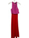 Jill Stuart Size 0 Pink & Red Polyester Sleeveless Darted Top Maxi Dress Pink & Red / 0