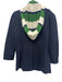 By Anthropologie Size XXS Navy Blue, Green, White Rayon & Nylon Hood Jacket Navy Blue, Green, White / XXS