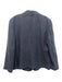Lafayette 148 Size 16 Dark Blue Linen & Wool Long Sleeve Knit 2 Button Jacket Dark Blue / 16