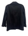Lafayette 148 Size XS Navy Blue Cotton & Elastane Collar Buttons Pockets Jacket Navy Blue / XS