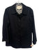 Lafayette 148 Size XS Navy Blue Cotton & Elastane Collar Buttons Pockets Jacket Navy Blue / XS
