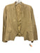 Ulla Johnson Size 2 Khaki Beige Tencel & Cotton 3/4 Bell Sleeve Jacket Khaki Beige / 2