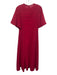 Pearl by Lela Rose Size 2 Red Polyester Short Sleeve Round Neck Dress Red / 2