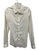 IRO Size 40 White Cotton Long Sleeve Button Up & Collar covered button Shirt Top White / 40