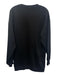 Alo Size M Black No Fabric Tag Long Sleeve Crew Neck Sweatshirt Above Knee Dress Black / M