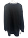 Alo Size M Black No Fabric Tag Long Sleeve Crew Neck Sweatshirt Above Knee Dress Black / M