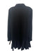 Tuckernuck Size M Black No Fabric Tag Long Sleeve polo Ruffle Hem Dress Black / M