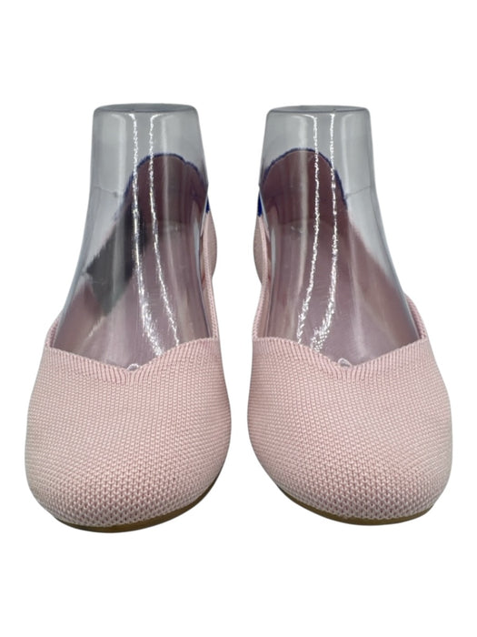 Rothy's Shoe Size 8 Pink Synthetic Knit Round Toe Flats Pink / 8