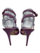 Dee Ocleppo Shoe Size 38 Lilac Purple Leather Ankle Strap Buckle Sandals Lilac Purple / 38