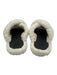 APPARIS Shoe Size 9 Cream & Black Faux Shearling Criss Cross Slipper Sandals Cream & Black / 9