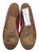 Lanvin Shoe Size 6 Mauve Purple Leather Snakeskin Round Toe Cap Toe Flats Mauve Purple / 6