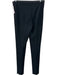 Prada Size 42 Black & Light Blue Polyester Ribbed High Rise Zip Sides Leggings Black & Light Blue / 42