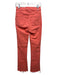 Mother Size 26 Orange Cotton Denim Zip & Button High Rise Straight Jeans Orange / 26
