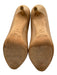 Jimmy Choo Shoe Size 38 Beige Leather Round Pointed Toe Mid Heel Pumps Beige / 38