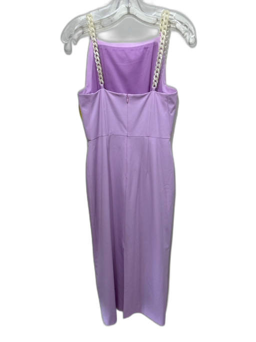Veronica Beard Size 4 Lavender Purple Polyester & Viscose Sleeveless Midi Dress Lavender Purple / 4