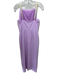 Veronica Beard Size 4 Lavender Purple Polyester & Viscose Sleeveless Midi Dress Lavender Purple / 4