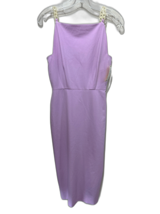 Veronica Beard Size 4 Lavender Purple Polyester & Viscose Sleeveless Midi Dress Lavender Purple / 4