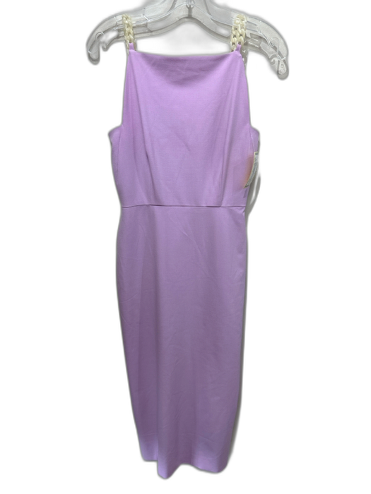 Veronica Beard Size 4 Lavender Purple Polyester & Viscose Sleeveless Midi Dress Lavender Purple / 4