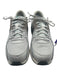Nike Shoe Size 12.5 Like New White & Gray Leather Solid Sneaker Men's Shoes White & Gray / 12.5
