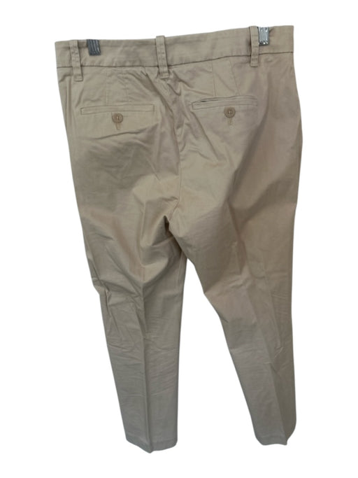 Vince Size 6 Khaki Cotton Straight Leg Trouser Pants Khaki / 6