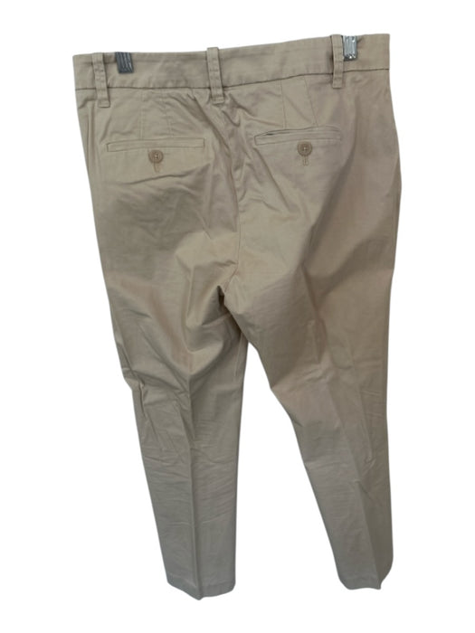 Vince Size 6 Khaki Cotton Straight Leg Trouser Pants Khaki / 6