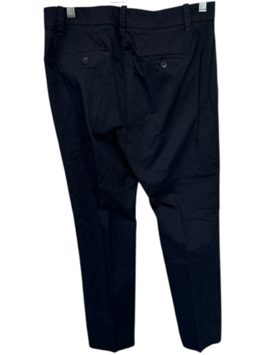 Vince Size 6 Navy Cotton Straight Leg Trouser Pants Navy / 6