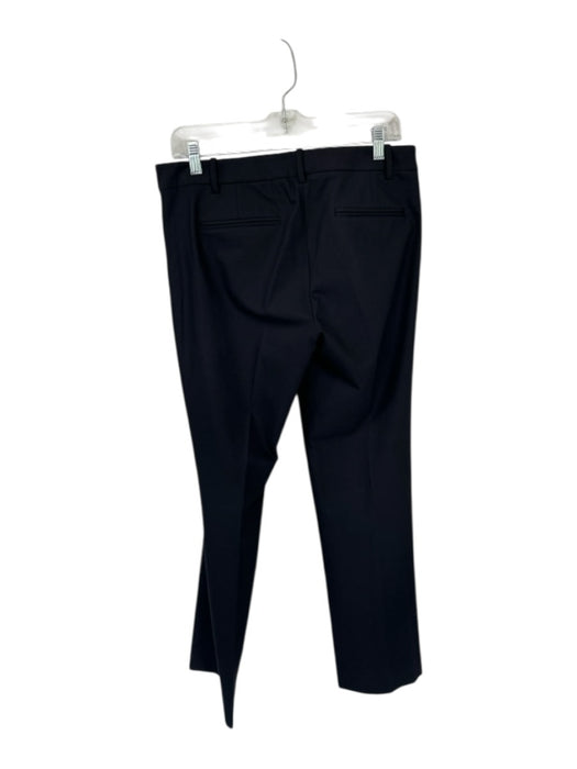 Theory Size 8 Black Cotton Blend Trouser Pants Black / 8