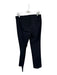 Theory Size 8 Black Cotton Blend Trouser Pants Black / 8