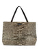 Kate Spade Tan & brown Canvas Giraffe Print Top Handles Tote Bag Tan & brown / M