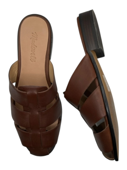 Madewell Shoe Size 6.5 Brown Leather Caged Mules Brown / 6.5