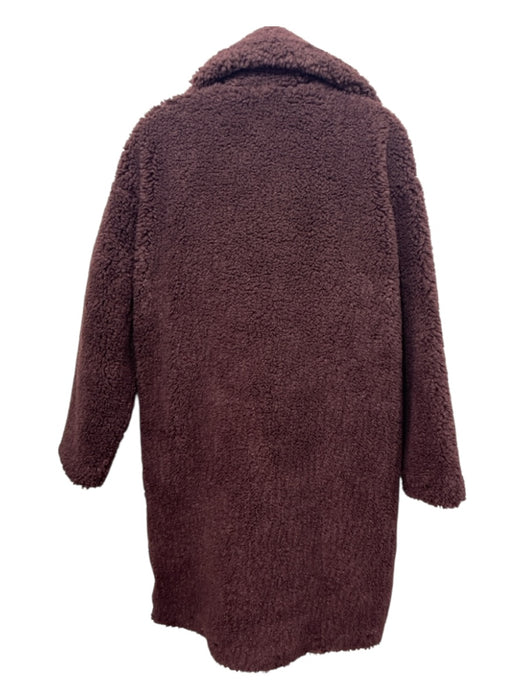 Esqualo Size 6 Orange Polyester Rouched Sleeveless Back Zip Dress Orange / 6