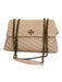 Tory Burch Light Pink Leather Quilted Magnetic Flap Chain Crossbody Bag Light Pink / M