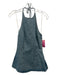 COS Size 2 Medium Wash Cotton Sleeveless Acid Wash Halter Neck Top Medium Wash / 2