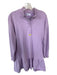 Caryn Lawn Size Est L Purple Cotton Long Sleeve Buttons Dress Purple / Est L