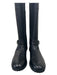 Lauren Ralph Lauren Shoe Size 8 Black Leather Side Zip Boots Black / 8