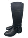 Lauren Ralph Lauren Shoe Size 8 Black Leather Side Zip Boots Black / 8