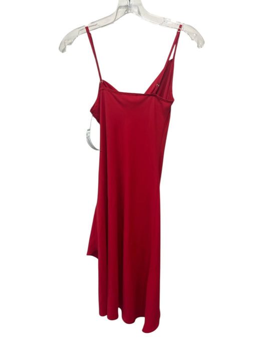 Amanda Uprichard Size XS Red Polyester Spaghetti Strap Cowl Neck Slip Dress Red / XS