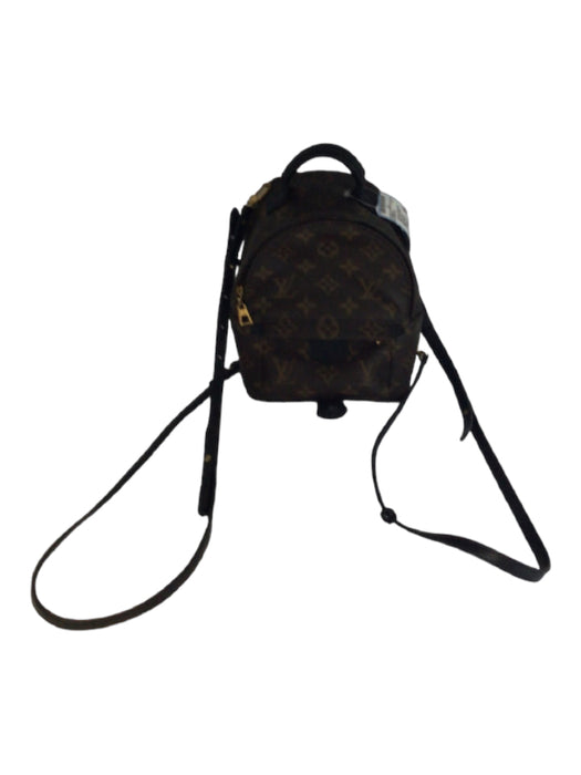 Louis Vuitton Brown Leather Monogram Detachable Strap Dustbag Inc. Bag Brown