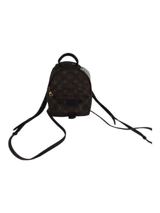 Louis Vuitton Brown Leather Monogram Detachable Strap Dustbag Inc. Bag Brown