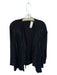 Zara Size S Black Viscose Blend Fringe Jacket Black / S