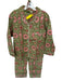 Size S Green & Pink Cotton Long Sleeve Flowers Pants Pajamas Green & Pink / S