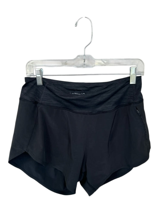 Outdoor Voices Size M Gray & Black Recycled Polyester Blend Heathered Shorts Gray & Black / M