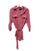 Vici Size M Hot pink Cotton Button Down Tie Waist Romper Hot pink / M
