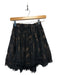 Loveshackfancy Size 0 Tan & black Lace Elastic Waist Mini Skirt Tan & black / 0