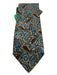 Brioni Brown & Blue Silk Paisley Men's Ties