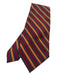 Valentino Red & Orange Silk Stripes Men's Ties