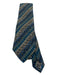 Brioni Blue & Beige Silk Abstract Men's Ties