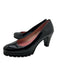 Andre Assous Shoe Size 38.5 Black Patent Leather Lug Sole Pumps Black / 38.5