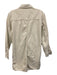 MNG by Mango Size S Cream White Cotton Denim Contrast Stitch Snap Button Romper Cream White / S