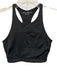 Outdoor Voices Size S Black & Gray Nylon Blend Racer Back Heathered Bra Black & Gray / S